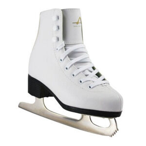 American Athletic Girls Tricot-Lined Ice Skates Size 9